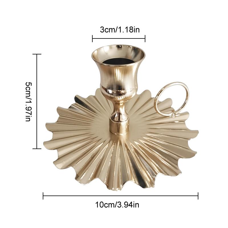 

1шт подставка для свечи черный железный домашний декор металлический столб подсвечник подсвечник настольный литой декор конический подсвечник свадьба 5CM