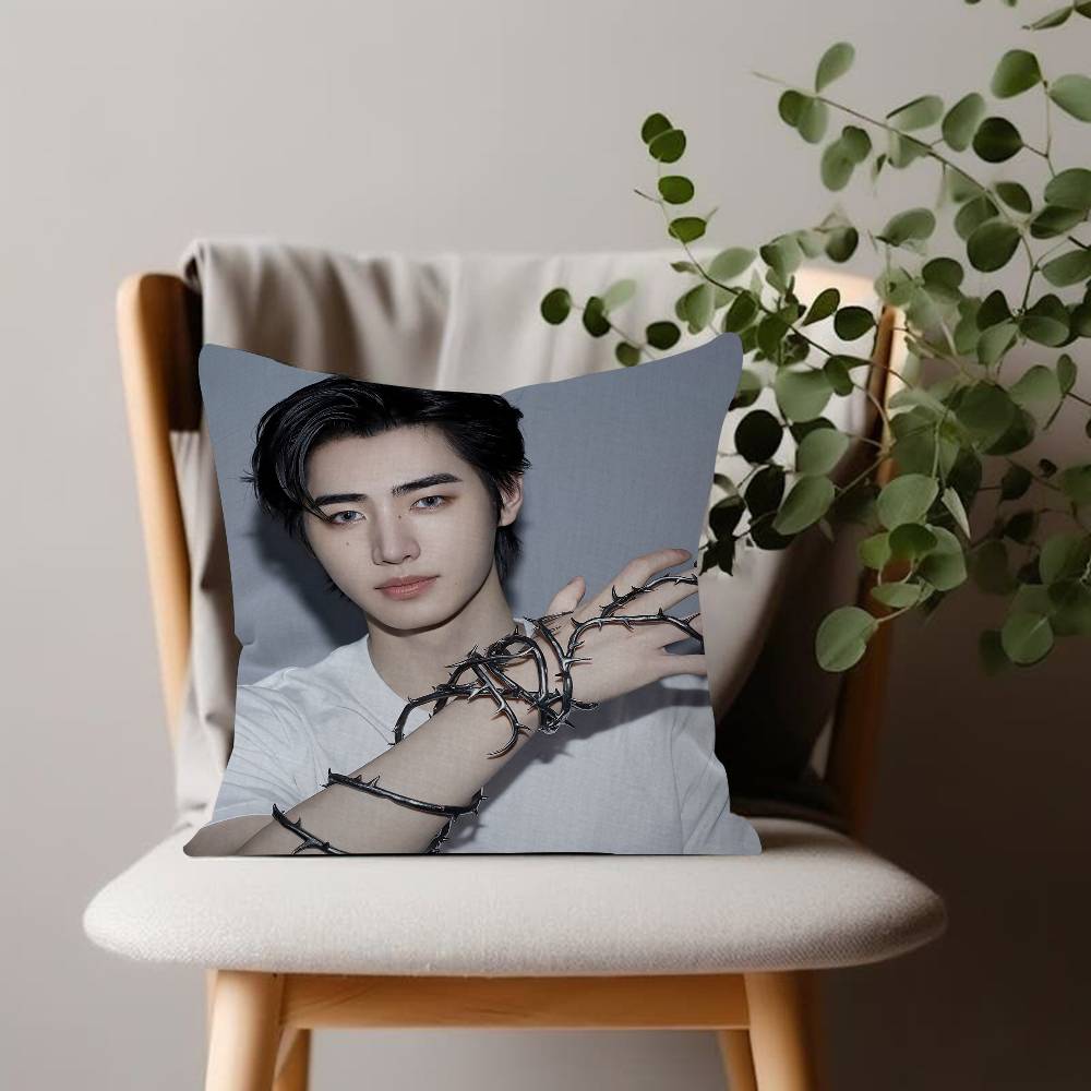 Park Sunghoon Pop Singer Cushion Cover X Polyester Sofa Cushions Decorative Throw Pillows Home Decoration Pillowcover