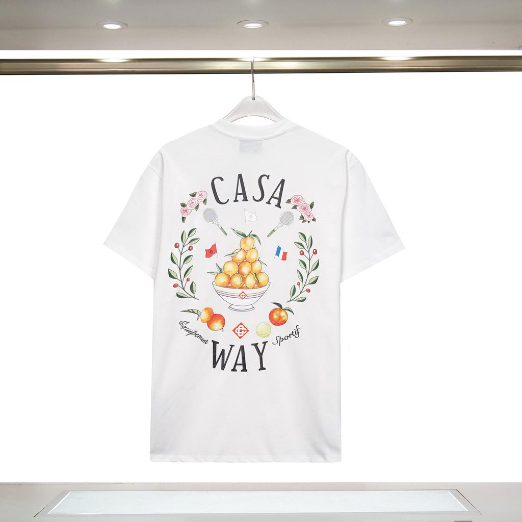Cross-border Casablanca Summer New Casablanca Letter Logo Printed Loose Short-sleeved T-shirt