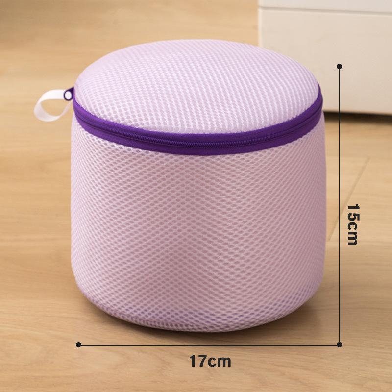 Macaron Color Sandwich Style Small Bra Bags, Mesh Laundry Wash Bags For Delicates, Anti Tangle Protection For Washing Machine