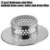 Stable Bathtub Drain Filter With Extreme Fine Screen Traps Soap Rest Hair Bathroom Sink Strainer Corrosion Resistant