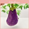 Keyring Eggplant Plush With Soft Short Hair For Kids Decor And Gift Accessories