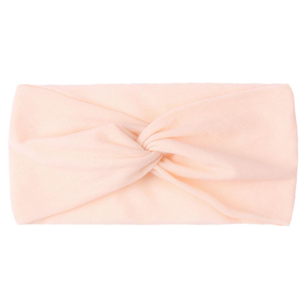 Children's Solid Color Knotted Nylon Headbands: 28 Colors Available