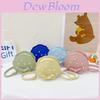 Adorable Korean Style Childrens Mini Shell Crossbody Bag With Cute Bow And Pearls