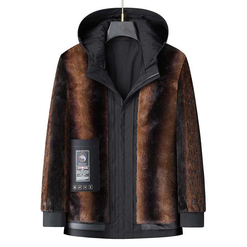 Men's 2025 Winter High-End Detachable Liner Goose Down Jacket