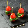 10Pcs Cocktail Picks Stainless Steel Martini Picks Reusable Metal Cocktail Pick