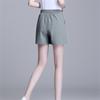 2022 Summer Solid Colour Women Short Drawstring Elastic Fashion High-waisted Sports Pants cottonComfort Straight Shorts Women