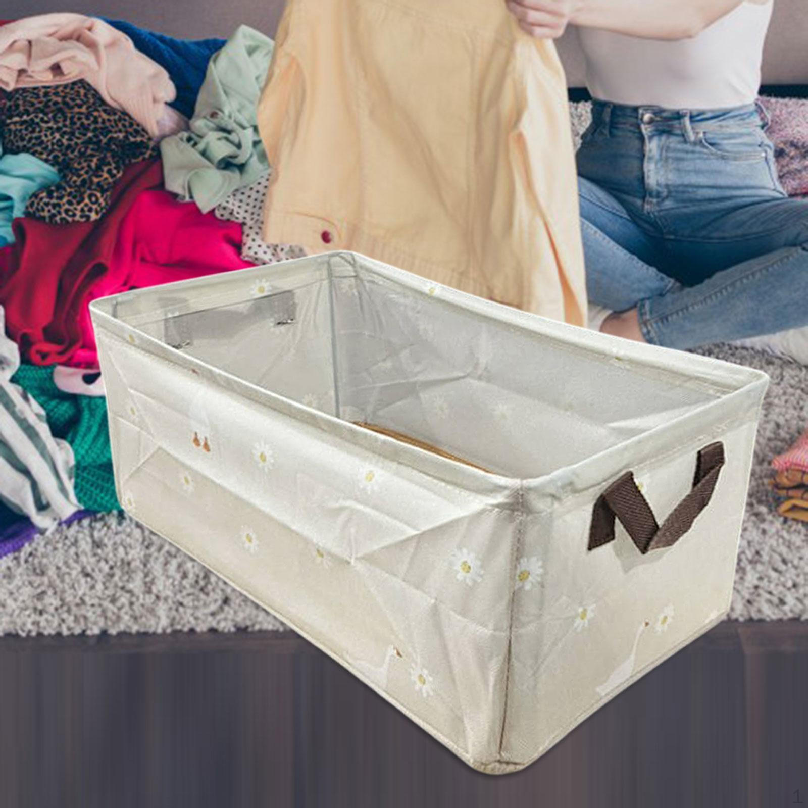 Органайзер для шкафа тканевые ящики для вещей ящики для хранения одежды складные для дома бежевый 980₽