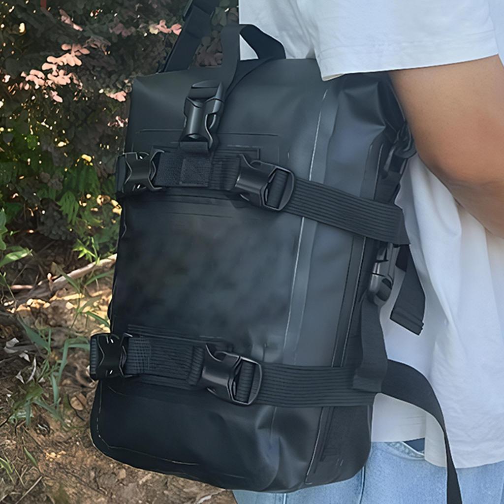 Motorrad Seitentasche Wasserdichter Reitrucksack Hecktasche für Langstrecken-Touren Tägliches Pendeln Outdoor-Abenteuer Roadtrip