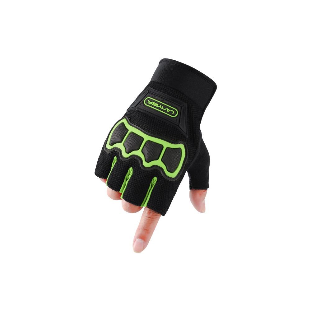 Lokomotivskydd halvfingerhandskar, cykelhandskar, halkskydd och fallskyddstaktik, bergsklättringshalvfingerhandskar