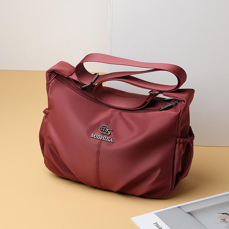 Nylon Crossbody Bag Women's Large Capacity Multi-compartment Shoulder Bag