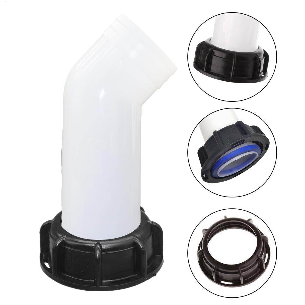 IBC Tank Adapter Extension Drain Spout Hose Thread IBC Water Tank Nozzle Tap Cap Valve Fitting For Home Garden Water Connectors