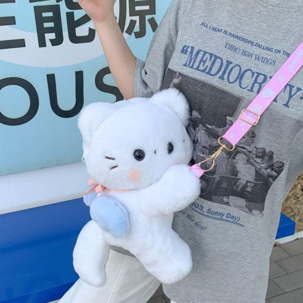 Kosedyr Kosedukke Skulderveske Koreansk Stil Dyr Skulderveske Barneskolesekk Studenter