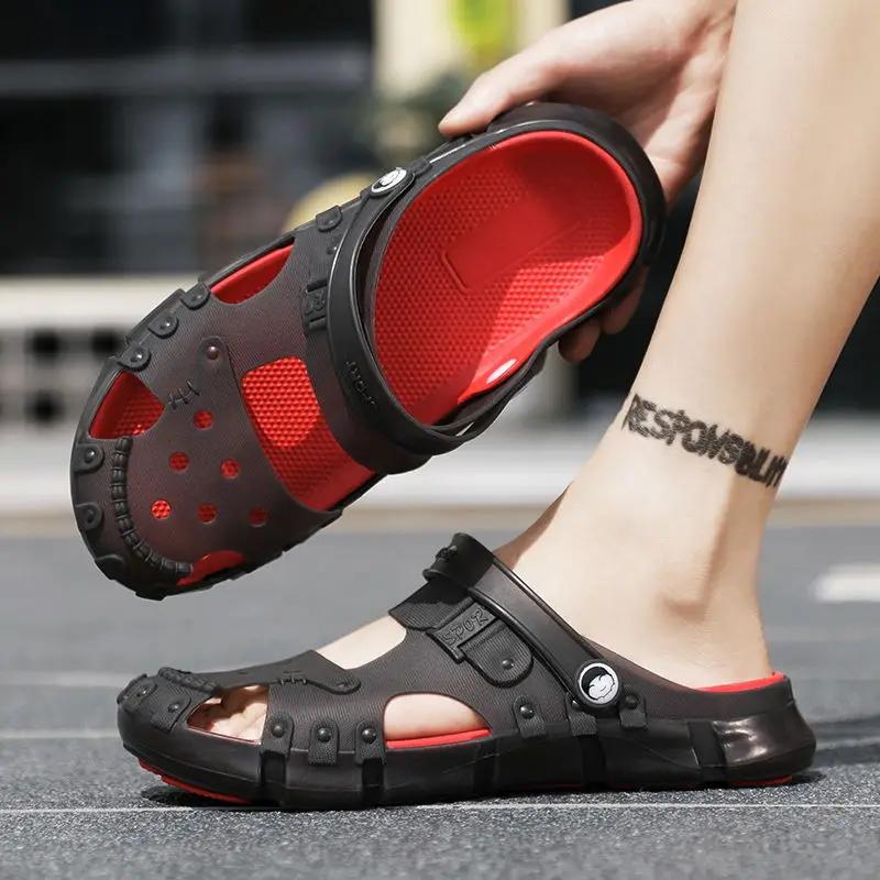 Fashion Ultralight Men's Sandal Hole Shoes in Welcome Deal Luxury H Adult Casual Outdoor Cheap Liquidation Summer Sale Buy 39 Male Shoe