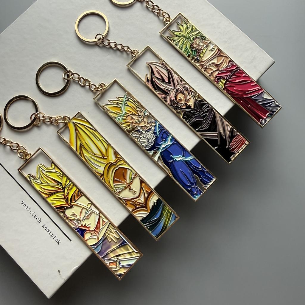 Anime Metal Hollow Out Keychains Bookmark Cute Jet Manga Fashion Bag Key Tag Jewelry Accessory Key Ring Holder Gift Anime