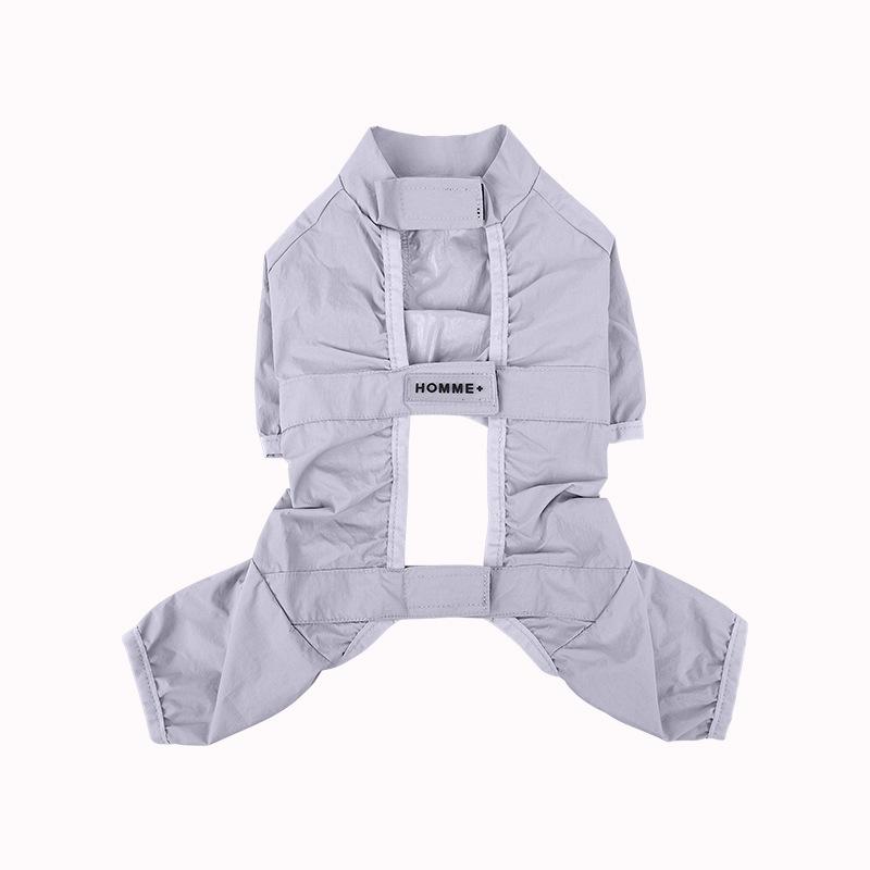 Pet summer anti-dirty four-legged pants thin go out rainy days waterproof leg guards dust pants clothes puppy breathable