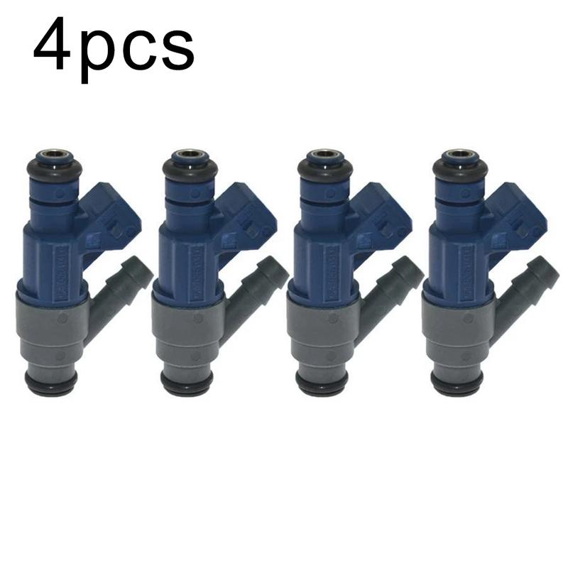 Injector For Jetta 4Pcs Fuel Injectors Car Maintenance Brand New Condition Easy tallation Fits Multiple Models