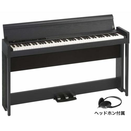 KORG C1 Air Digital Piano, 88 Keys, Made In Japan, Warm Wooden Construction, Includes Genuine Headphones and Pedal, Wooden Black (C1 AIR-WBK)