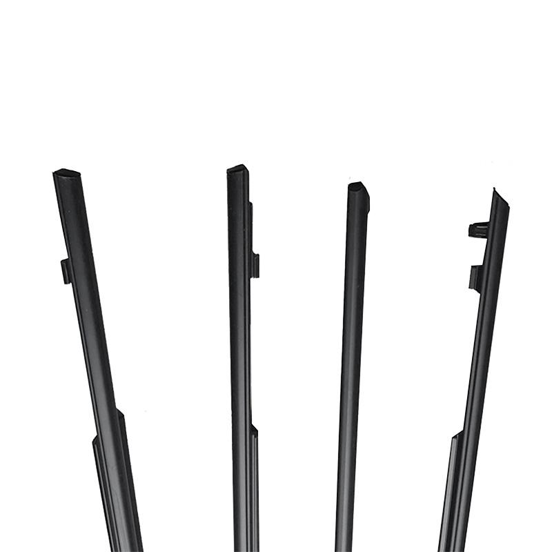 4 Teile/satz Autotür Fenster Glas Weatherstrips Wasserdichte Gummi Auto Dichtungen Streifen Fit Für Toyota Prius 2004-2009 Auto Zubehör