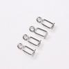 15Pcs Stainless Steel Fast Lock Clip High Strength Fishing Swivels Connectors Quickly Change Lures Clip Easy To Use