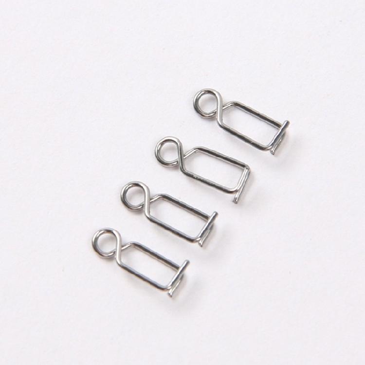 15Pcs Stainless Steel Fast Lock Clip High Strength Fishing Swivels Connectors Quickly Change Lures Clip Easy To Use
