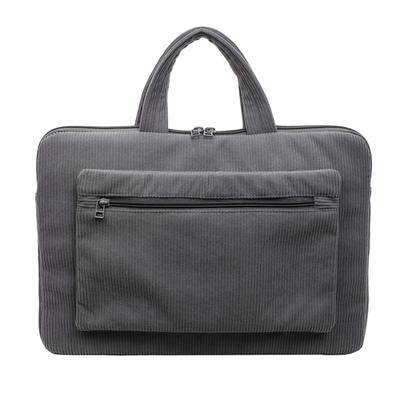 Corduroy Laptop Tote Bag Multi-Color Handheld Bag for 15.6 Inch Laptop Daily Office Casual Use