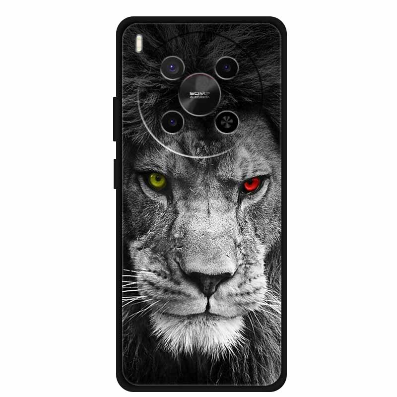 For ZTE Blade V70 Max Case NubiaV 70 Max Wolf Lion Cartoon Silicone TPU Phone Cover For Nubia V70 Max Soft Protective Funda Para