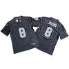 Retro Embroidered American Football Jersey Men Women Team Sports Uniform Cotton Blend Athletic Wear