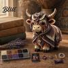 Step-by-step Bead Tutorial 3D Beaded DIY Craft Kit Mythical Highland Cow Tiny Decorative Animal Art