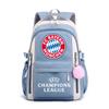3 Piece School Backpack Set for Students Large Capacity Oxford Cloth Schoolbag with Shoulder Strap and Pencil Case