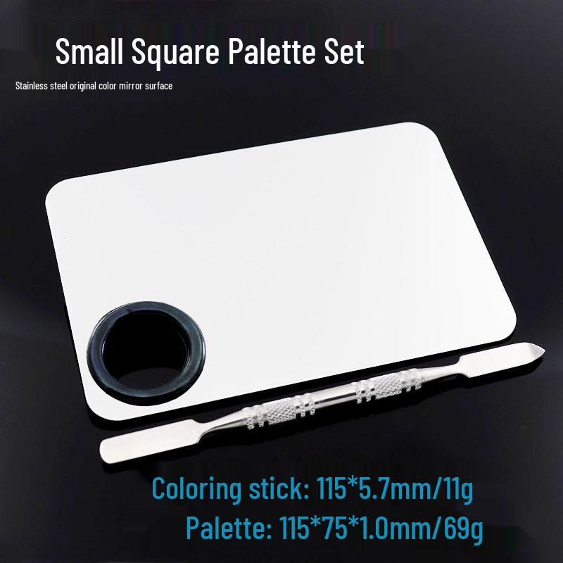 Small Stainless Steel Makeup Artist Color Palette Set No