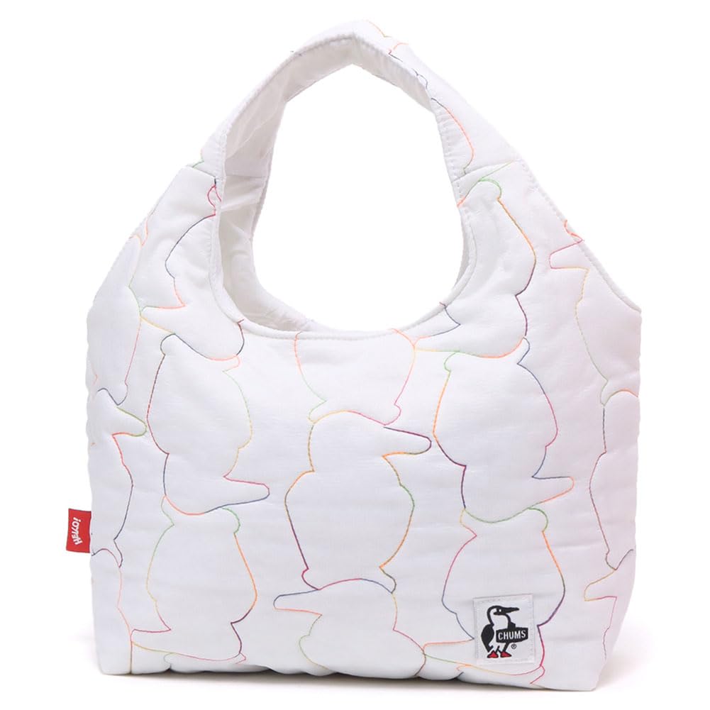 

Booby Stitch Mini Tote Bag White x Rainbow [Chums] CH60-3841