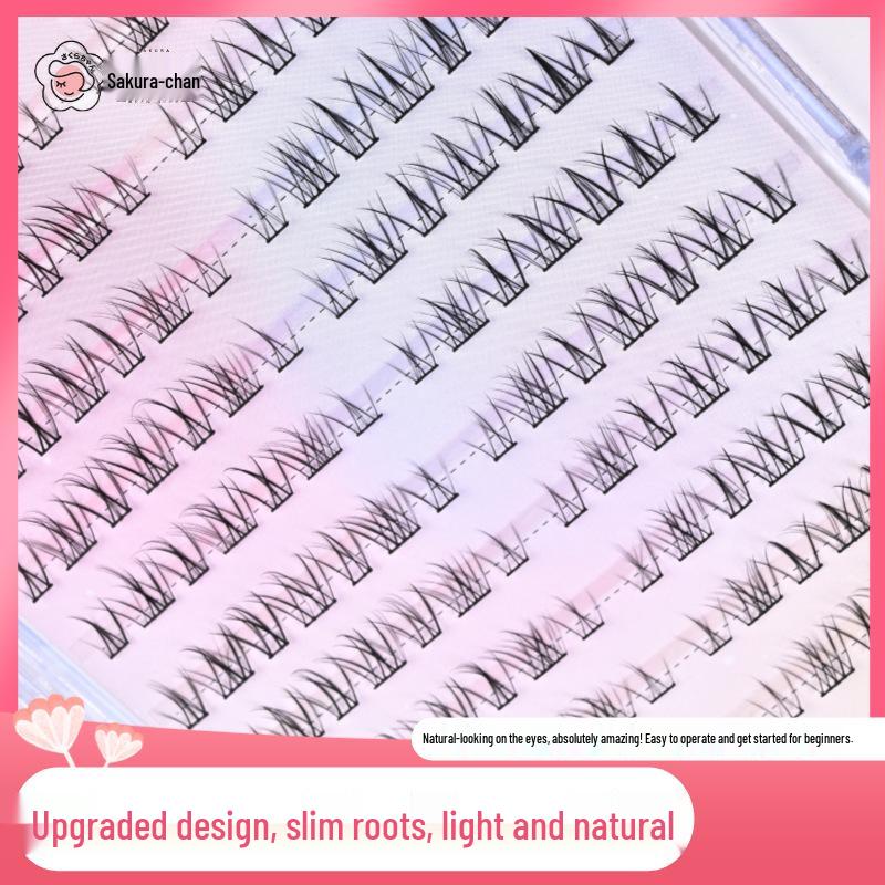 Sakura Fairy Lashes: Large, Natural, Lively Beginner Clusters