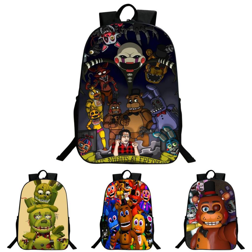 Żywy plecak Five Nights At Freddy's z wzorem anime dla dzieci i studentów