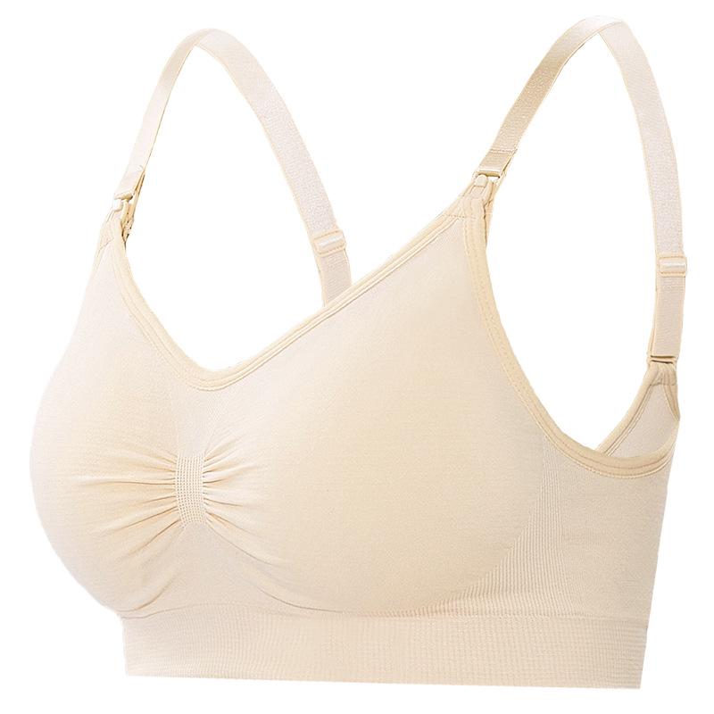 

Бесшовный бюстгальтер для кормления без косточек большого размера для послеродового периода и беременности Extra Large