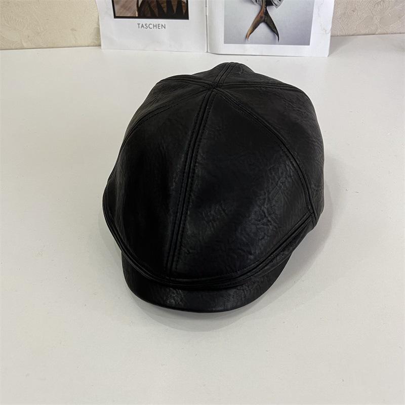 Retro old forward hat autumn and winter art college style boys and girls cap detective hat