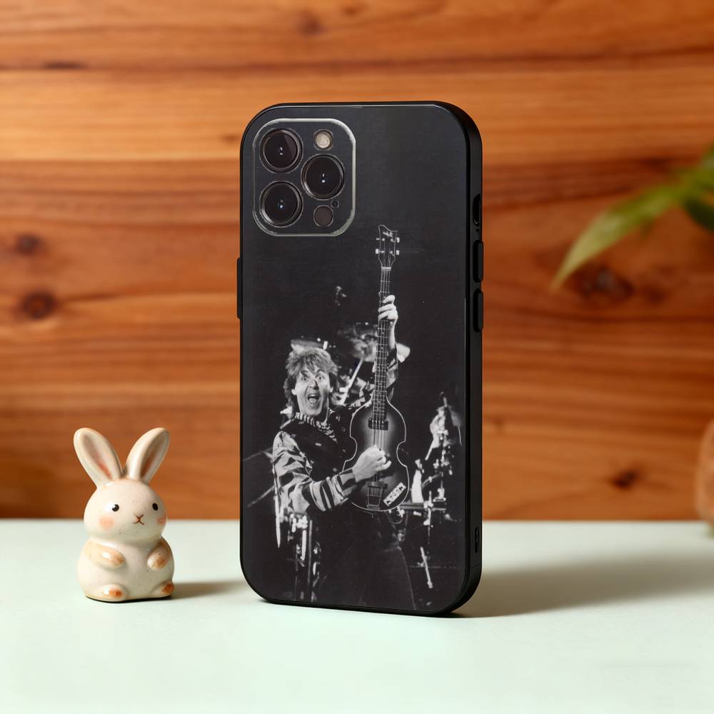 Singer P-Paul M-McCartney Phone Case For iPhone17,16,15,14,13,12,Plus,Pro Max, 5G Others Soft Black Cover