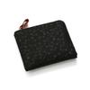 Inden HISOCA Hisoka Traditional Craft Koshu Inden Deerskin Lacquer Original Brand Coin Purse Black with Black Lacquer Dragonfly Design [Inden-ya]