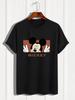Disney Printed Women's Men's T-shirts A Regular Pure Cotton T-Shirt In A Summer Casual Style Tee Unisex Men Clothing Y2k Clothes