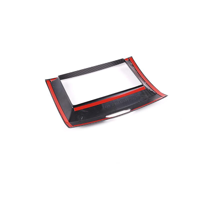 ABS Carbon Fiber Car Center Control Navigation Decorative Frame Sticker For For Ford Ranger Wildtrak 2015-2025 Car Accessories