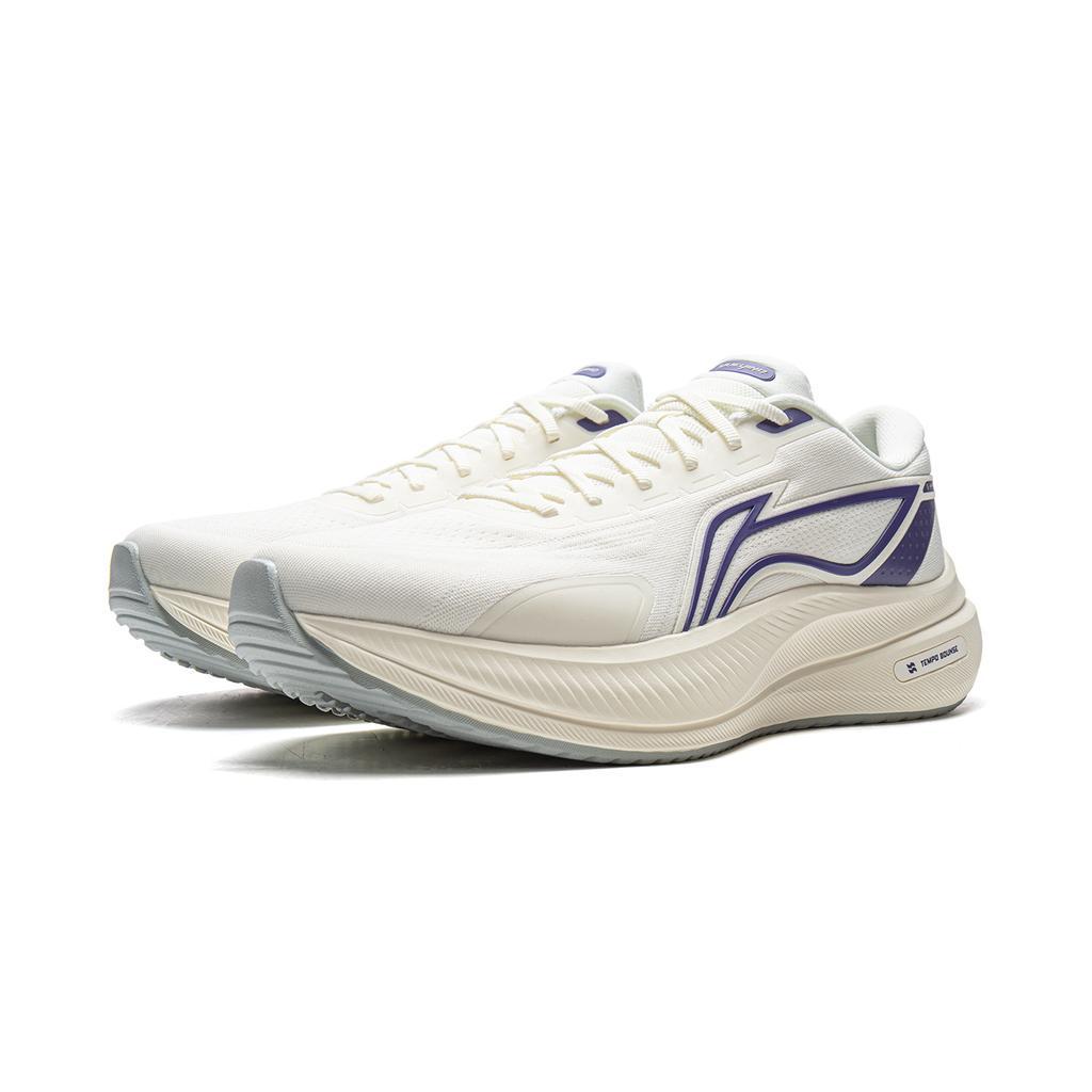 Li Ning Yueying 5 Cushioning, Wear Resistant Low top Running Shoes Men's Ivory ARHW003-1