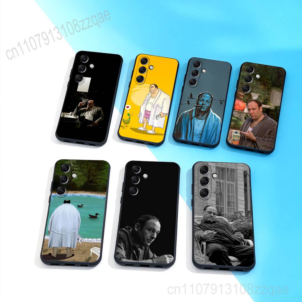 T-Tony Cool S-Soprano For Samsung Galaxy A 22,71,53,52,51,72,73,5G,Note,J7,8,9 Phone Case Soft Black Cover