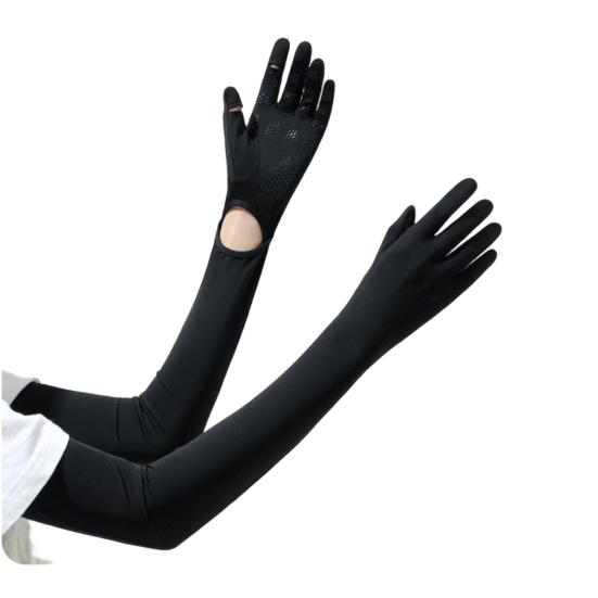 UV Protection Driving Gloves Anti-Slip Palm Long Sun Protection Gloves Ultra Thin Full