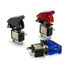 Auto Car Boat Illuminated Led Toggle Switch With Safety Aircraft Flip Up Cover Guard Blue Cover for Racing Automotive