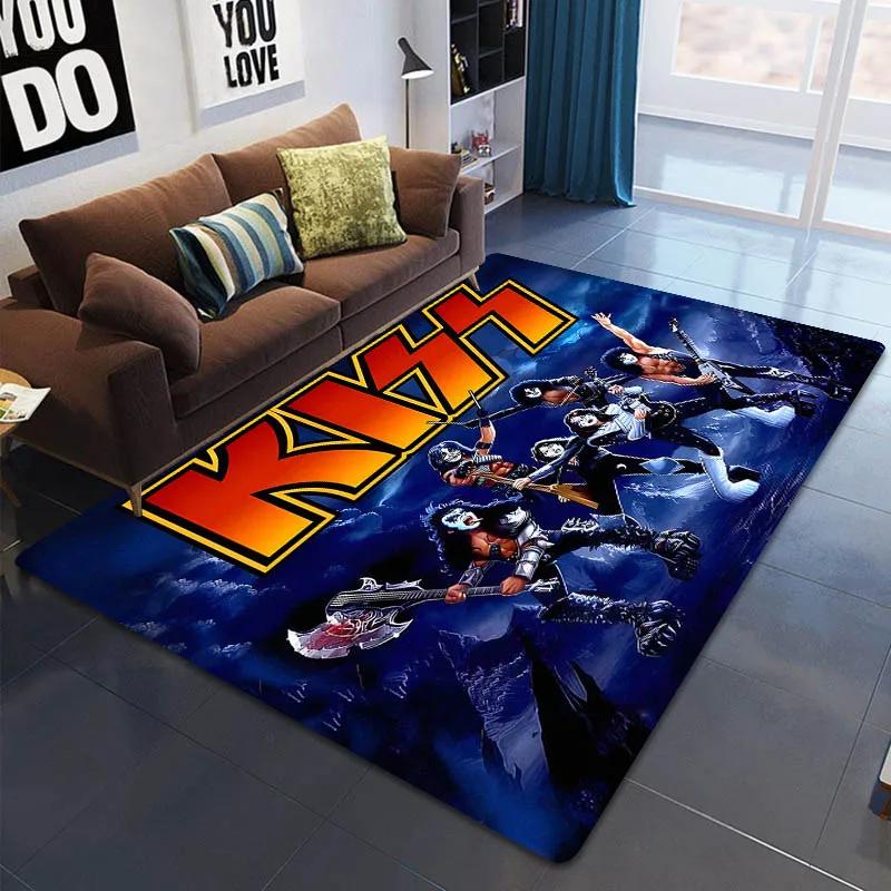 Kussband-Druckteppich, Kinderspielzimmerteppich, Wohnzimmer, Schlafzimmer, rutschfester Teppich, Fotografie-Requisiten, Geburtstagsgeschenk