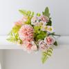Artificial Flowers, 7-pronged Artificial Flowers, Peony Bouquets, Plastic Flowers, Daisies, Silk Fabric Flowers, Dried Flowers, Home Decoration