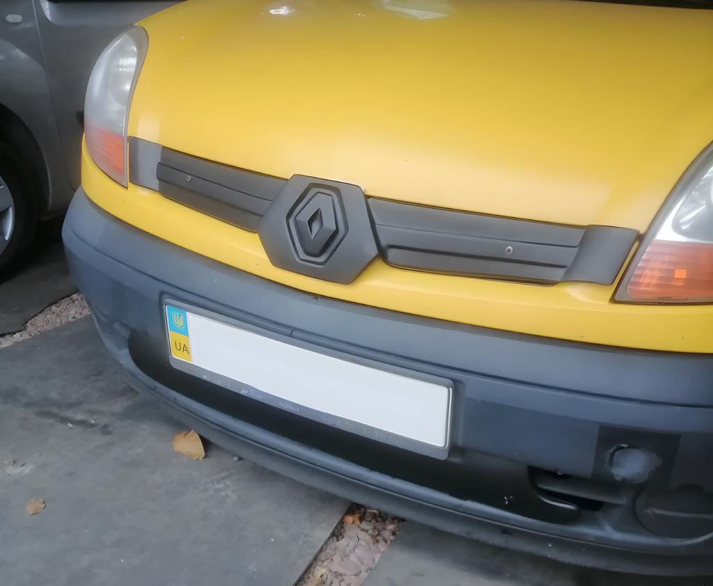 Wintergitter niedriger (2003-2008) Glänzend für Renault Kangoo