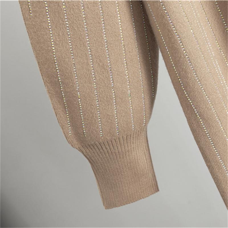 Lazy style loose woolen dress, women's autumn new style interior knit dress