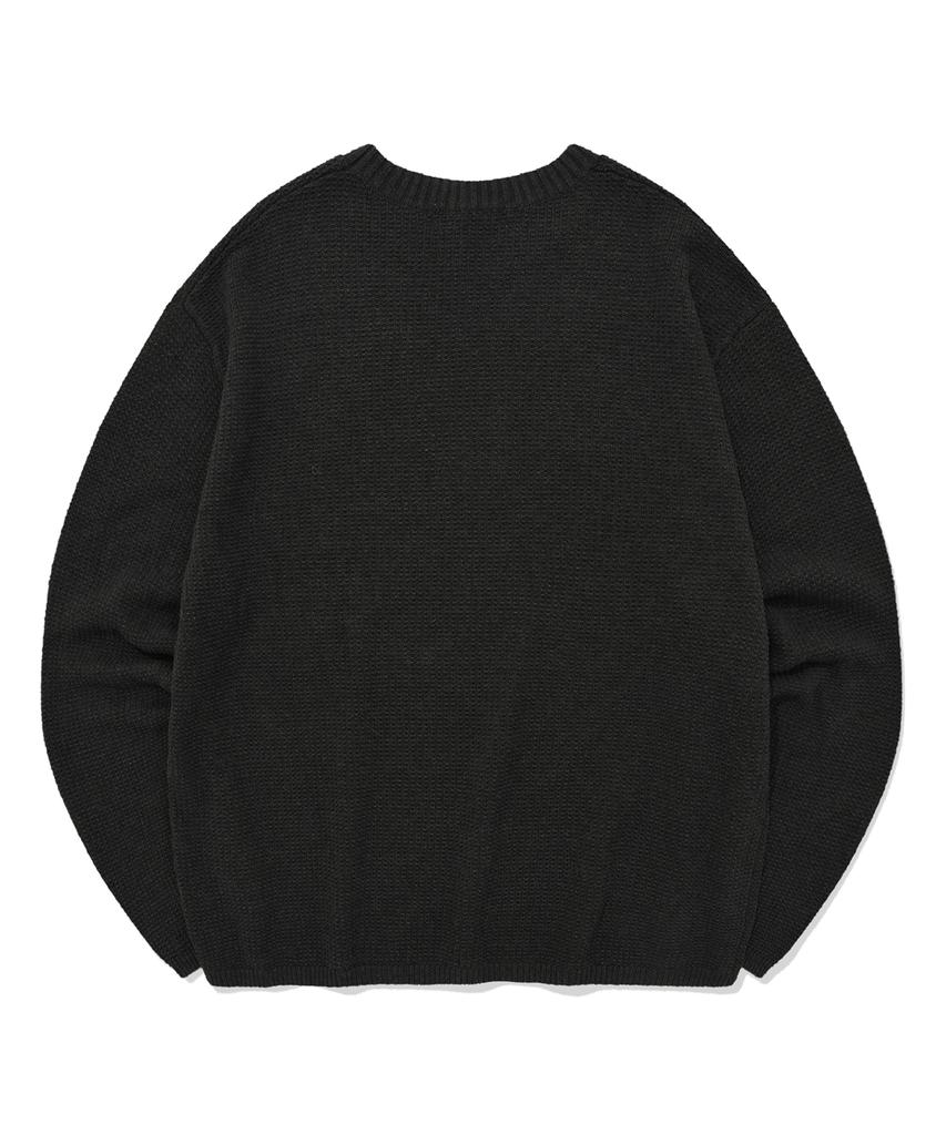 FALLETT Underground Long Sleeve Knit Charcoal