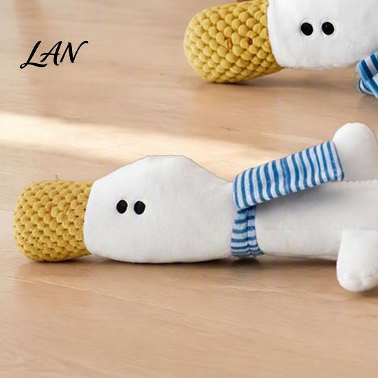 Molar Teeth Cleaning Toys for Dogs 40 Inch Extra Long Plush Squeaky Dog Toy, Soft Cartoon Crocodile Duck Durable Chew Companion Aggressive Chewers